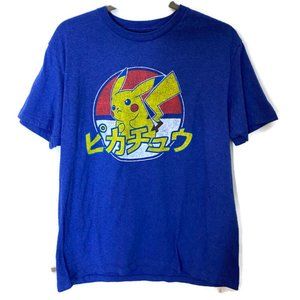 Japanese Pikachu Shirt Sz L
